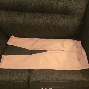 Loft pink capri pants